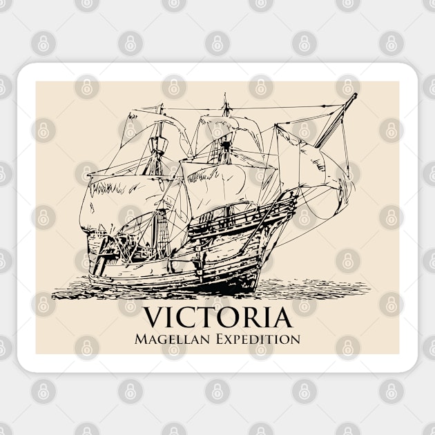 Victoria - Magellan Expedition Sticker by Lakeric